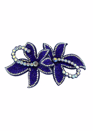 tolle Blumen Brosche Anstecknadel für Hut o Revers Karnevalsschmuck Karneval 
