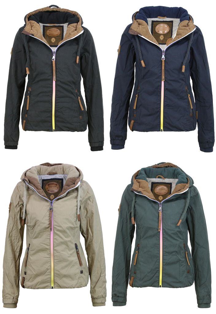 NAKETANO Du Bist Hier In Werl! Jacke für Damen Grau NAKETANO Du Bist Hier In Werl! Jacke für Damen Grau