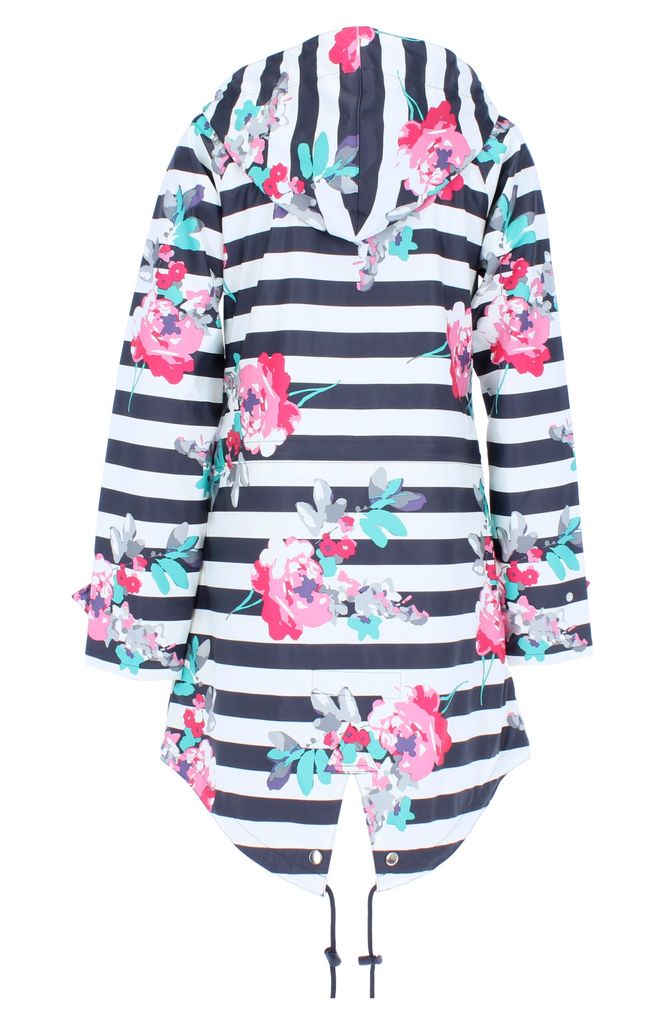 Regenjacke derbe Travel Friese Flower Navy