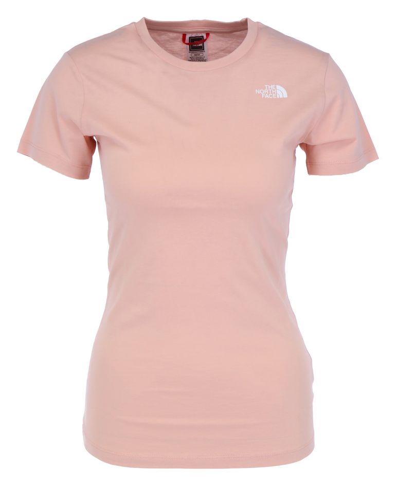 north face simple dome t shirt pink