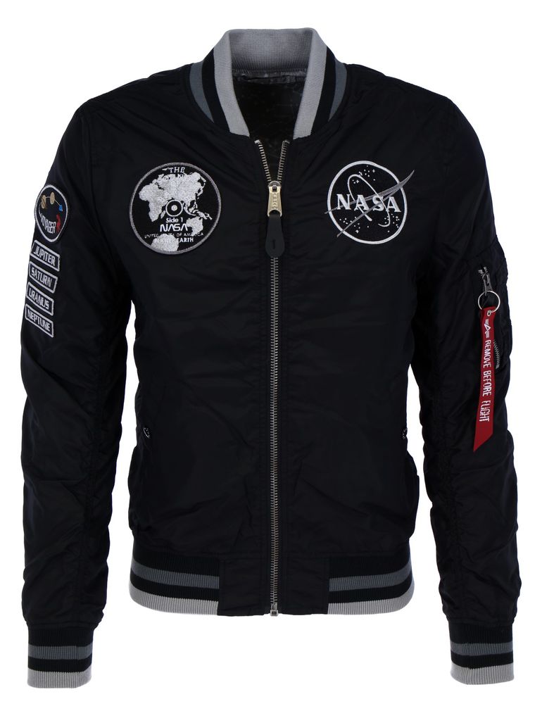 Alpha Industries MA-1 NASA ジャケット ネイビー厚手 Alpha Industries NASA MA-1 BOMBER JACKET GEN II | Uncrate Supply