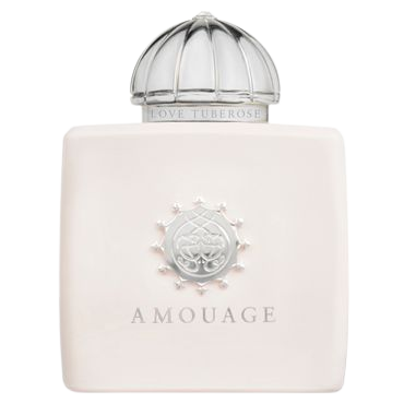 A product image of the Amouage Love Tuberose perfume bottle