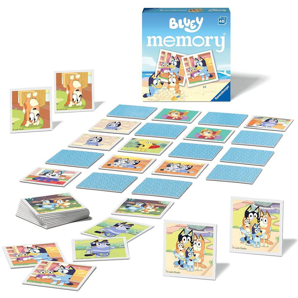 Mini Memory® | Bluey | 48 Bildkarten | Ravensburger | Kinder Legespiel Mini Memory® | Bluey | 48 Bildkarten | Ravensburger | Kinder Legespiel