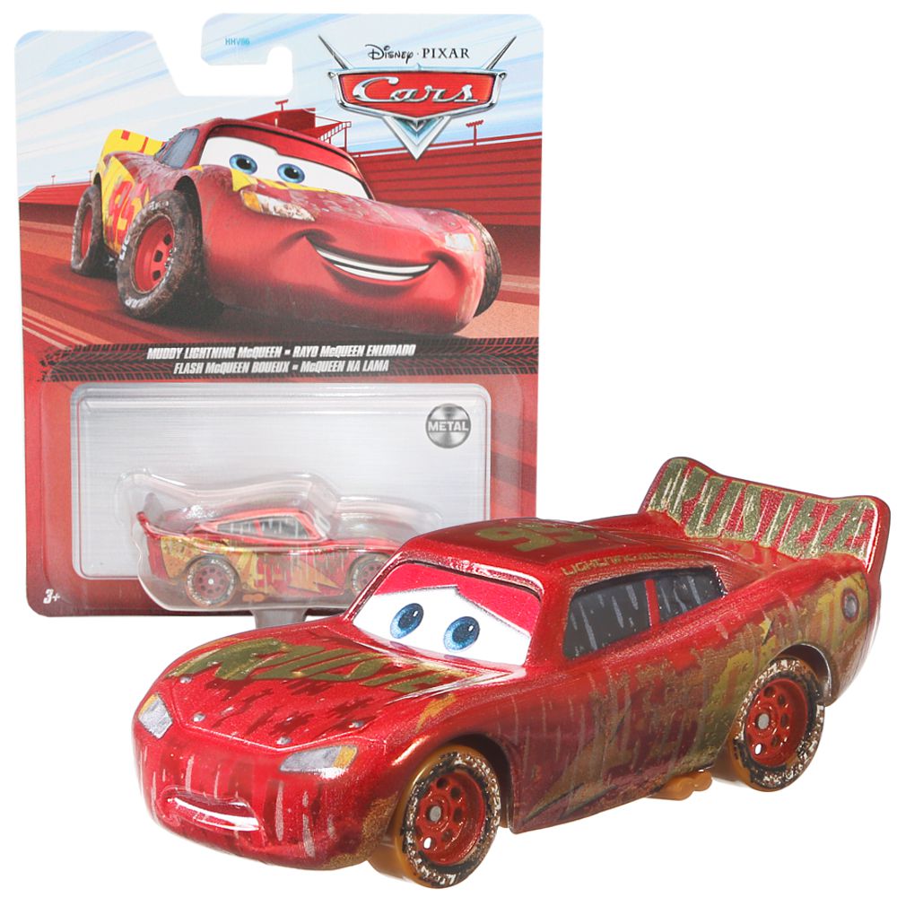 Muddy Lightning GKB35 Disney Cars Cast 1 55 Autos Mattel Fahrzeuge Spielwaren und Lizenzartikel fur Kinder