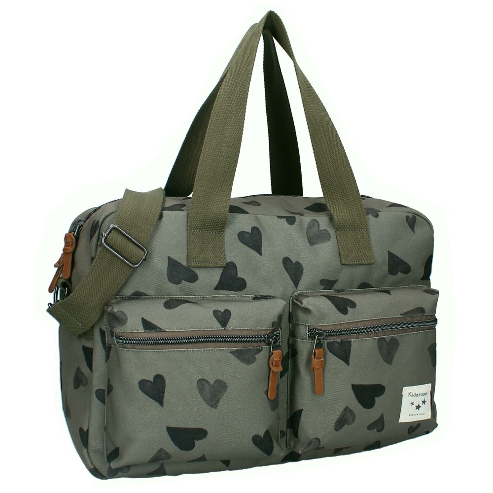 Große Grüne Baby Wickeltasche mit Wickelunterlage Kidzroom