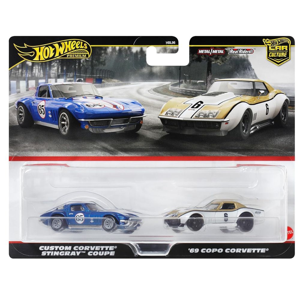 Corvette Stingray Coupe + Copo Corvette | Hot Wheels Premium Fahrzeuge Corvette Stingray Coupe + Copo Corvette | Hot Wheels Premium Fahrzeuge