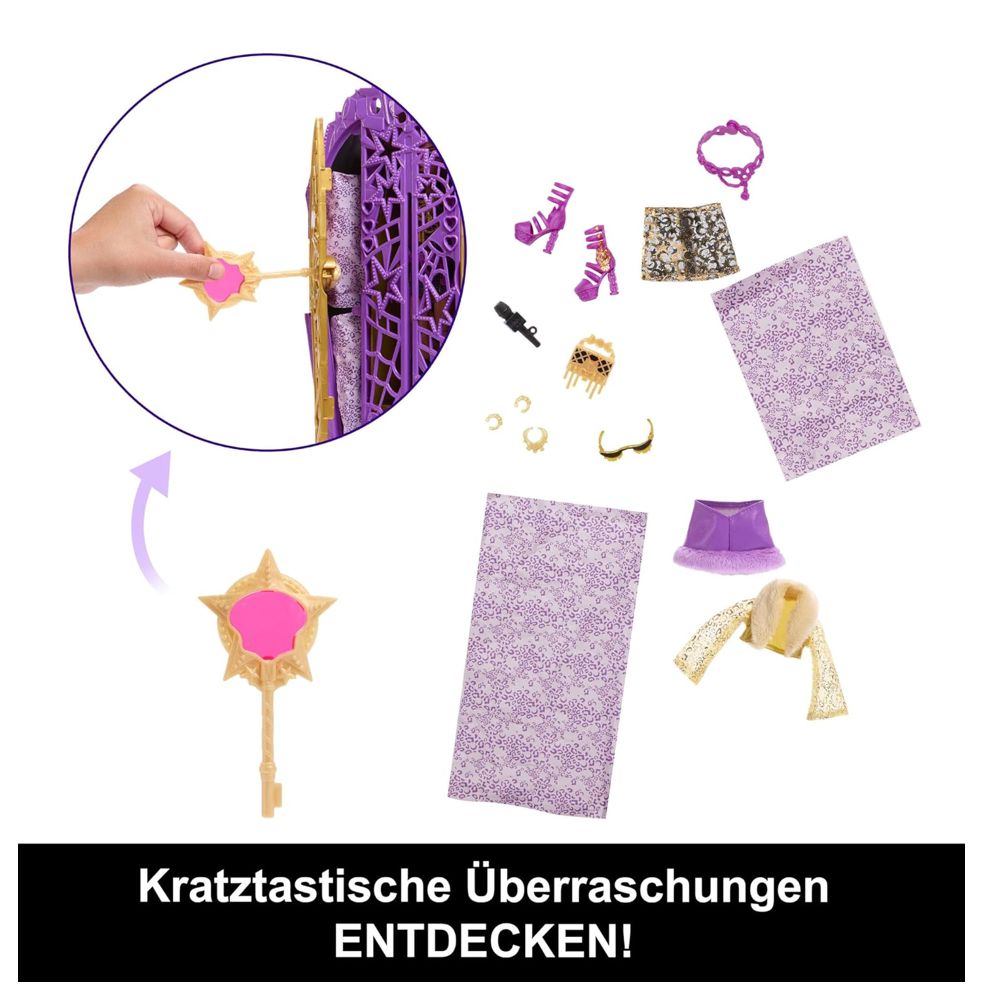 Clawdeen Wolf Spiel-Set & Kleiderschrank | Puppe Monster High | JBG80 Clawdeen Wolf Spiel-Set & Kleiderschrank | Puppe Monster High | JBG80
