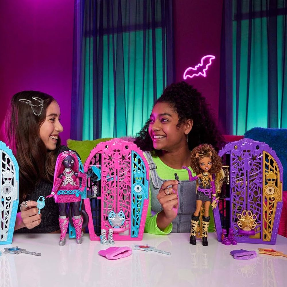 Clawdeen Wolf Spiel-Set & Kleiderschrank | Puppe Monster High | JBG80 Clawdeen Wolf Spiel-Set & Kleiderschrank | Puppe Monster High | JBG80