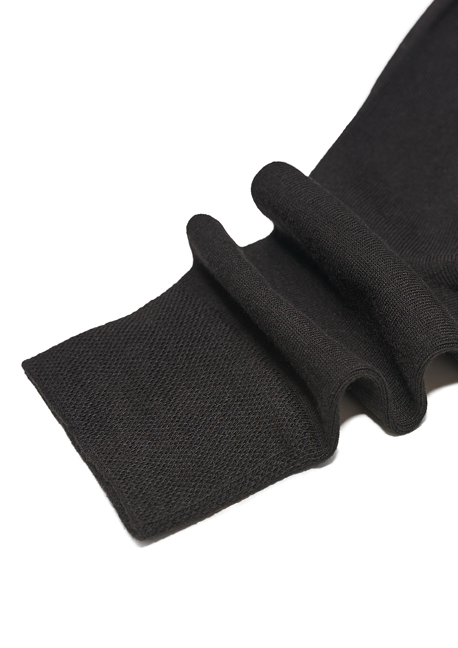 10 Paar Herren Business Socken schwarz 100/% BW handgekettelt ohne Naht Art 234