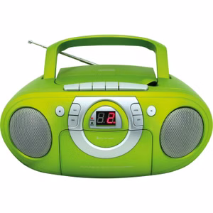 Soundmaster SCD5100GR tragbarer CD-Player Radiorecorder Kassettenrecorder AUX-Anschluss