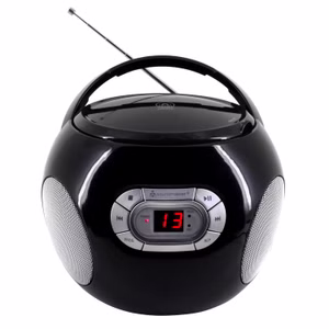 Soundmaster SCD2120SW Boombox tragbares Radio mit CD-Player Hörbuchfunktion Kinderradio Seniorenradio