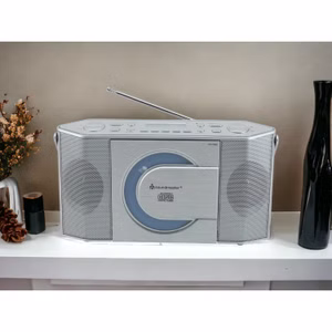 Soundmaster RCD1770SI tragbares Radio mit CD-Player digital DAB+ USB MP3 Kopfhöreranschluss Uhr