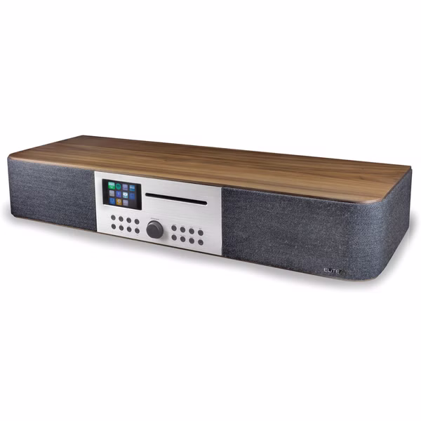 Soundmaster EliteLine ICD2018 Internetradio Netzwerkplayer Kompaktanlage CD-Player WLAN Bluetooth DAB+ UKW-Radio Multi-Room Spotify Undok App-Steuerung 2.1 Stereo 80 Watt RMS