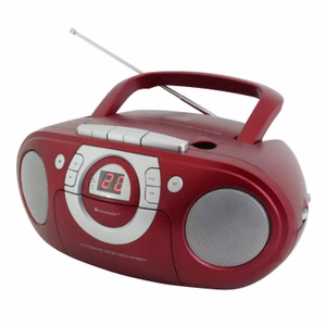 Soundmaster SCD5100RO tragbarer CD-Player Radiorecorder Kassettenrecorder AUX-Anschluss