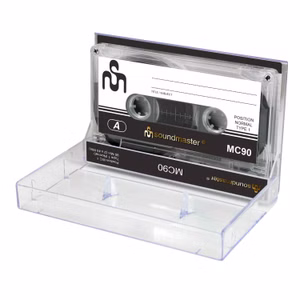 Soundmaster MC905P Leerkassetten Audiokassetten Kompaktkassetten 5er-Pack (IEC1-Normal 90 Minuten) 