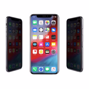 MonkeyTEC 3er-Set Blickschutzfolie 9H Sichtschutz Privatsphäre schützen Apple iPhone
