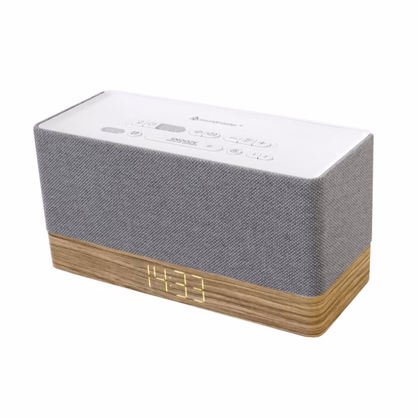 Soundmaster UR630WE Radiowecker Radio Bluetooth AUX-IN USB-Ladefunktion dimmbar Gangreserve