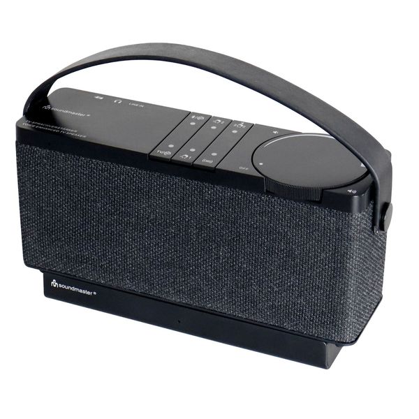 Soundmaster EliteLine HORST TVL24SW – Kabelloser TV-Lautsprecher mit Sprachverstärker Dialogverstärker