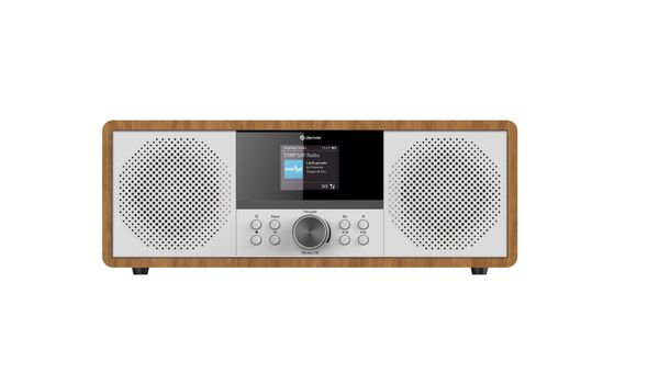 DENVER MIR-270DW – Elegantes Internetradio Musiksystem mit DAB+, CD, Bluetooth & Farbdisplay
