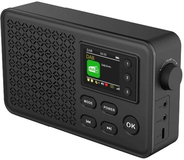 DENVER DAB-57 – Kompaktes DAB+ Radio mit Bluetooth, Farbdisplay & Weckfunktion