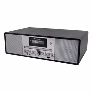 Soundmaster DAB980SW Stereo Kompaktanlage DAB+/UKW, CD‑MP3, USB & Bluetooth mit Weck‑ & Hörbuchfunktion