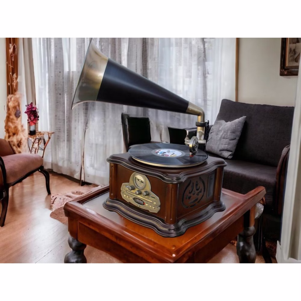 Soundmaster NR917 Retro Grammophon mit Plattenspieler - RÜCKLÄUFER 