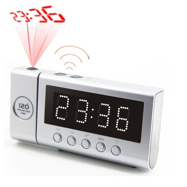 Soundmaster HighLine FUR6100SI Projektionswecker Radiowecker Funkwecker Projektion Dual-Alarm UKW-PLL Gangreserve 
