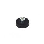 GUMMIERTES MAGNETSYSTEM 66x8.5 mm MIT INNENGEWINDE M6 MAGNET IM KUNSTSTOFFMANTEL