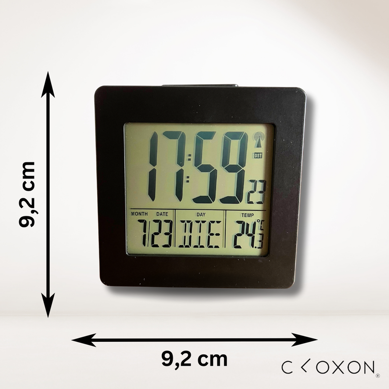 Hofer Digitaler Funkwecker Krontaler Holzuhr Kronthaler Holz