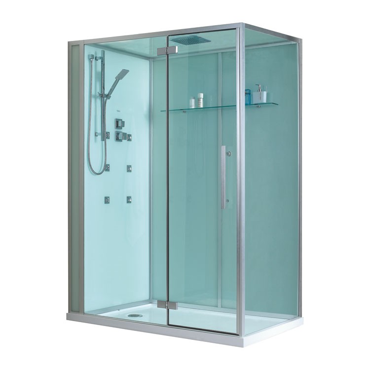 212904 Dusche Komplettdusche Duschkabine mit Duschtasse weiß 150x90