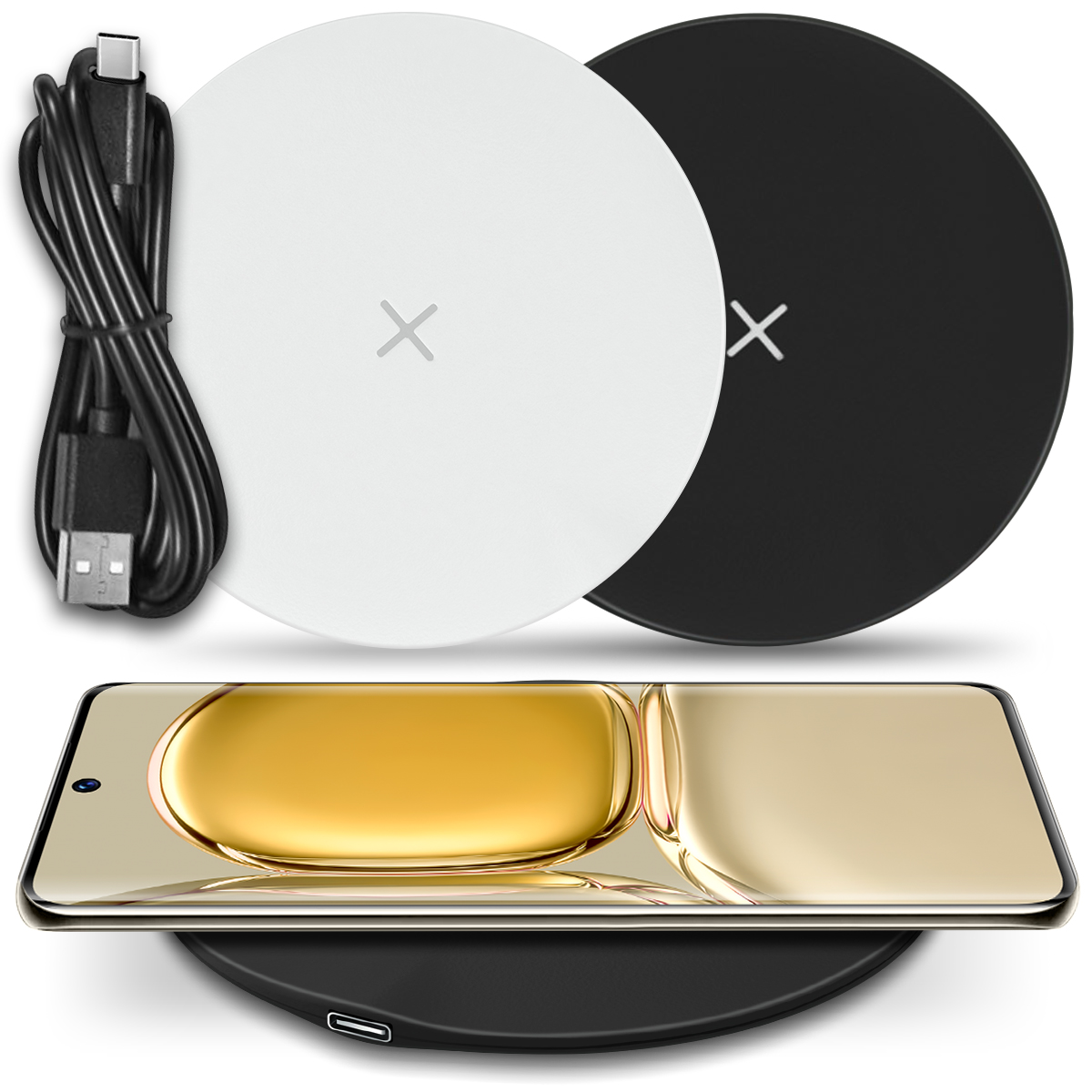 Sony Xperia Z5 Compact Laden Ohne Kabel Wireless Ladestation für Sony Xperia 1 VI / 1 V / 1 IV / 5 V 15W