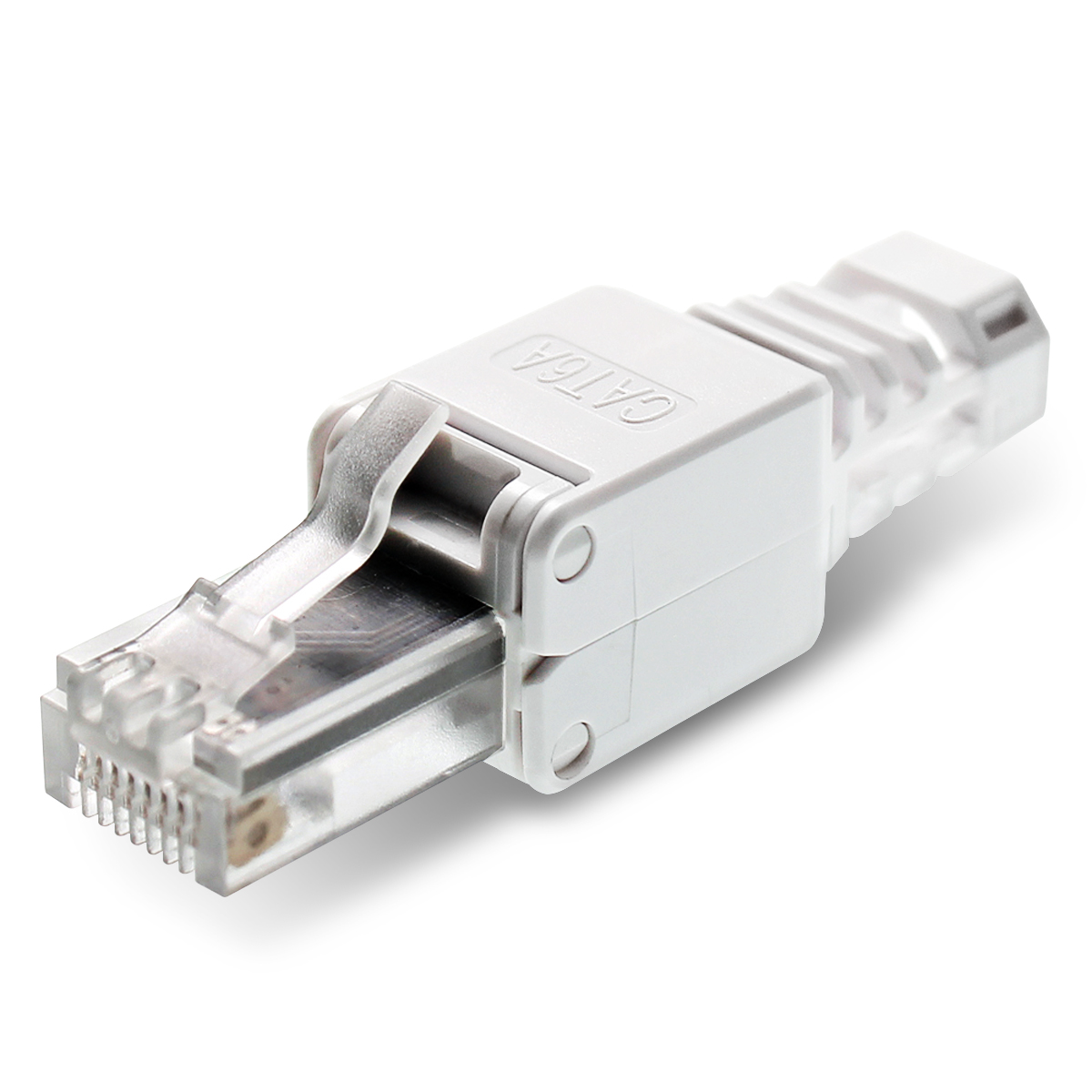 12x CAT 6A RJ45 Netzwerk Stecker Netzwerkstecker CAT 7 6 5 LAN Kabel werkzeuglos Elektronik