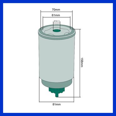 WK11003Z Kraftstoff-Wasserabscheider baugleich MANN-Filter