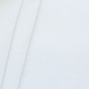Feutre pour bricolage largeur 90 cm épaisseur 3 mm couleur: Blanc Feutre pour bricolage largeur 90 cm épaisseur 3 mm couleur: Blanc