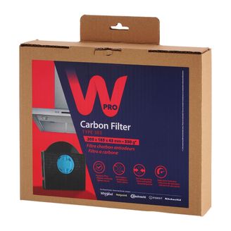Wpro Antibakterieller Aktivkohlefilter CHF303, 481281718532, Typ 303 - CHF303/1 484000008581