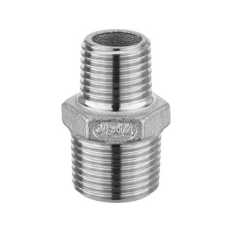 Edelstahl Reduziernippel 3/8 x 1/4 Zoll