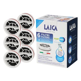 LAICA FD06A Fast Disk Filter Wasserfilter Kartuschen 6er
