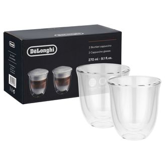 Delonghi Cappuccino Thermogläser 2er Set DLSC311 5513284161