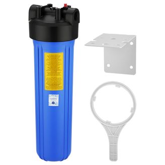 20 Zoll Big Blue Filtergehäuse Set mit Schlüssel und Halterung