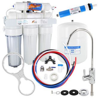 RO5 PP Wasseraufbereitungsanlage Umkehrosmose mit Permeatpumpe