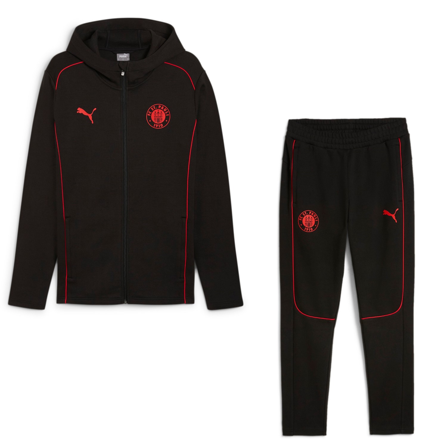 Puma FC St Pauli Jogginganzug fur Herren Fanartikel der Saison 24 25 sieger preise