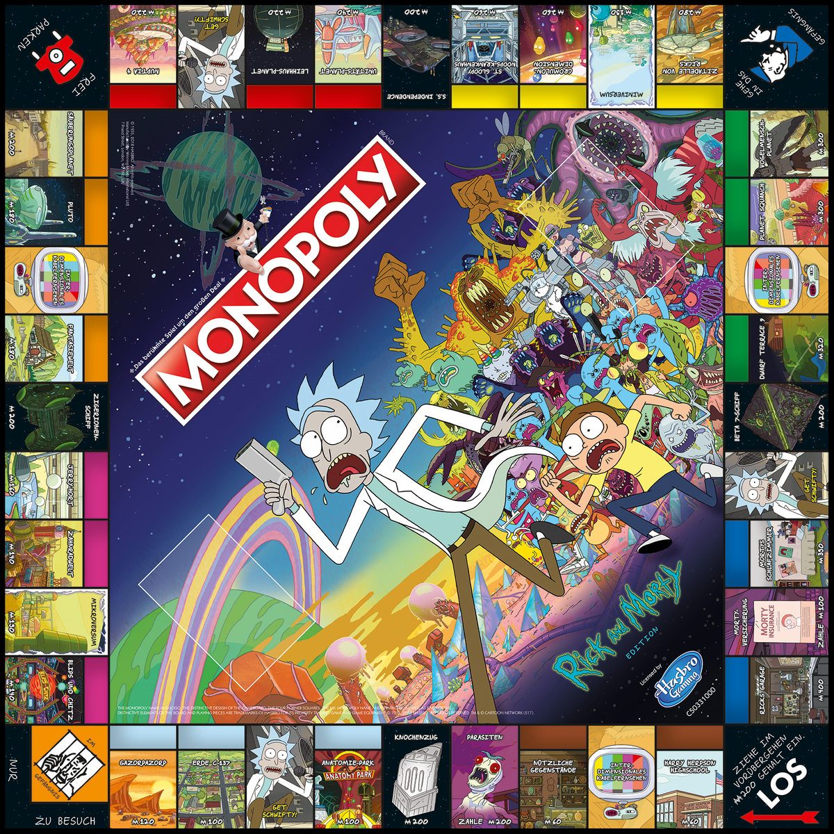 Rick And Morty Monopoly Deutsch Rick And Morty Monopoly Deutsch