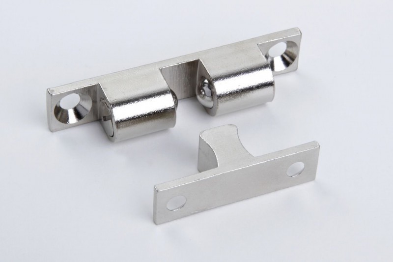 1 Doppelkugelschnäpper 11 x 60 mm vernickelt 6906 