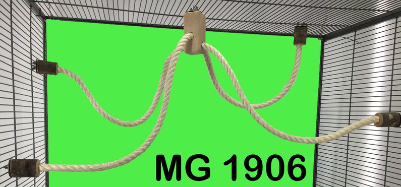 Papageien Hängematte Aus Naturstroh - Kletter & Kauspielzeug Für Vögel