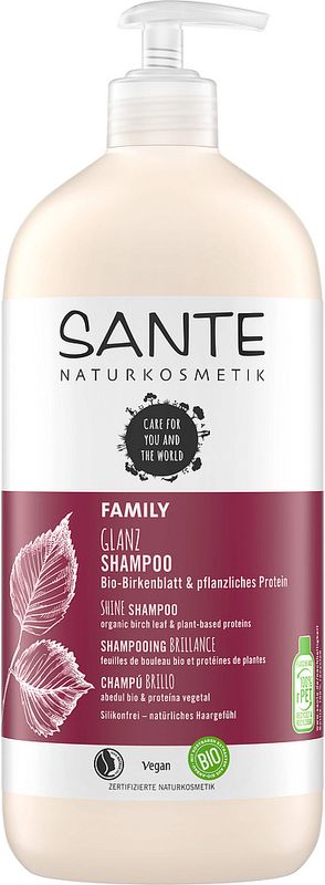 Sante Glanz Shampoo Bio-Birkenblatt & pflanzliches Protein | viasalutis  Naturkosmetik
