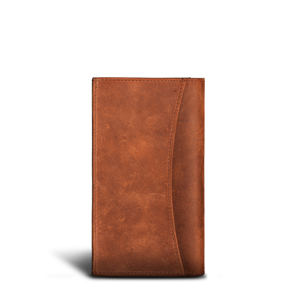LUCA iPhone Plus & Max Etui - Nubuk Antique Brown 3