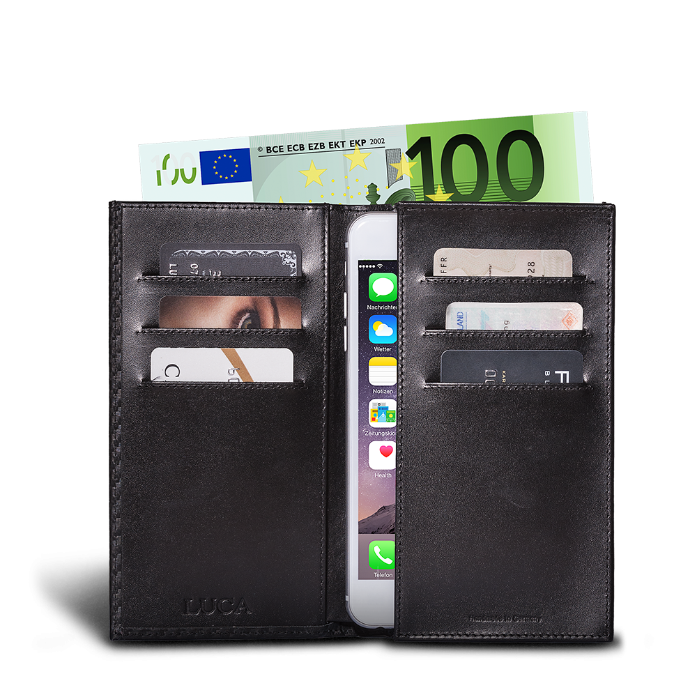 LUCA iPhone Plus & Max Etui - Carbon 1