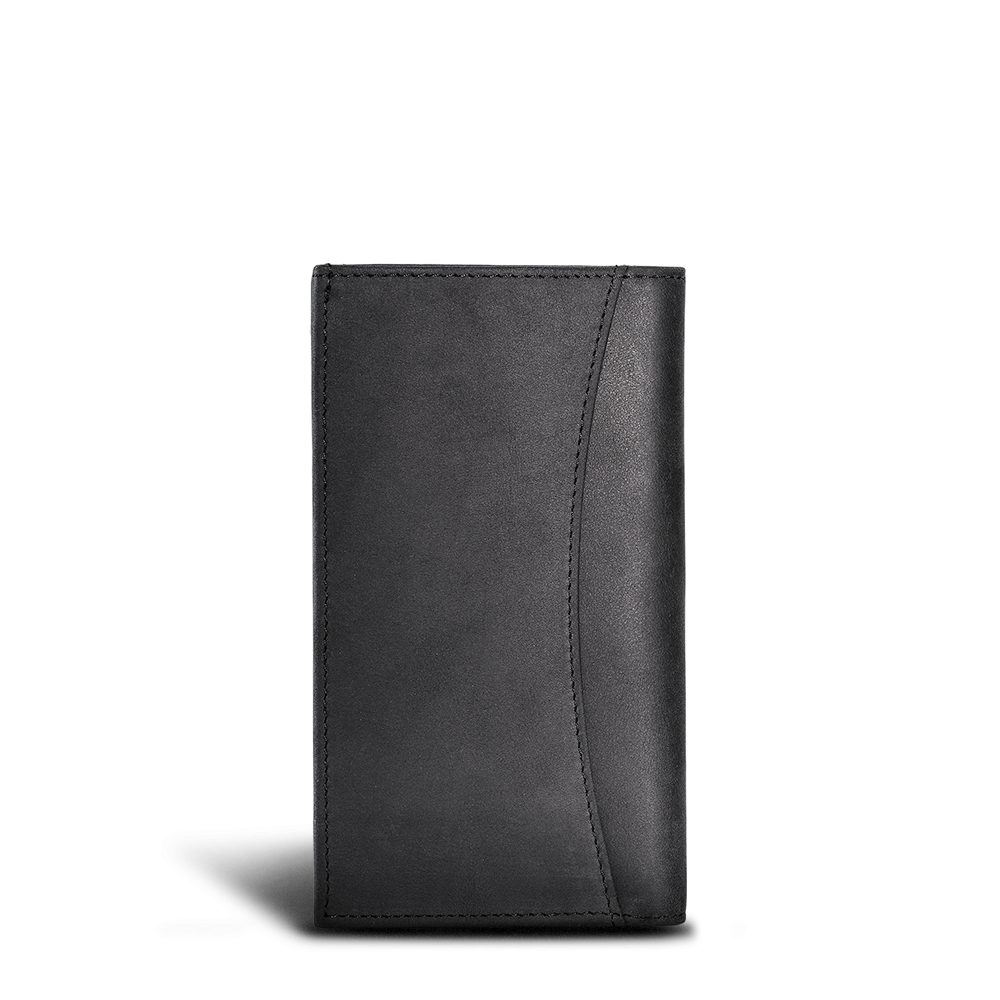LUCA iPhone Plus & Max Etui - Nubuk schwarz 3
