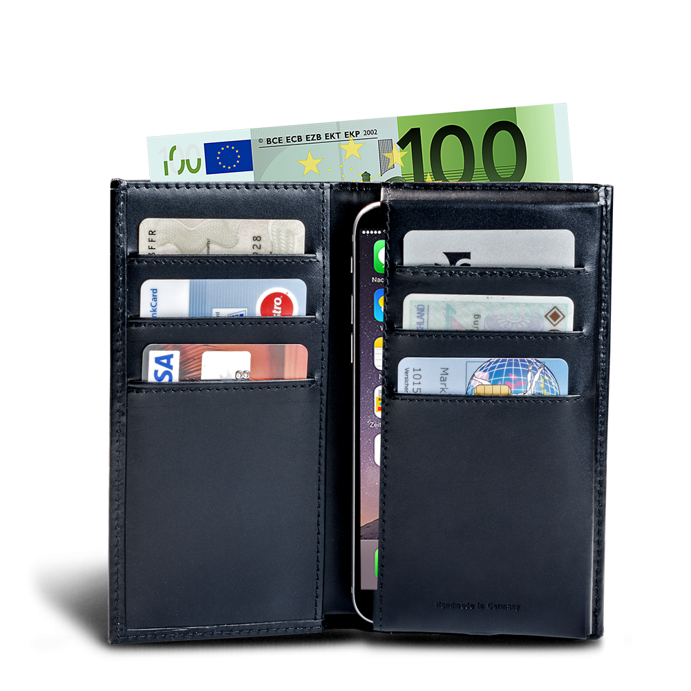 LUCA iPhone 6 wallet - carbon-look 1