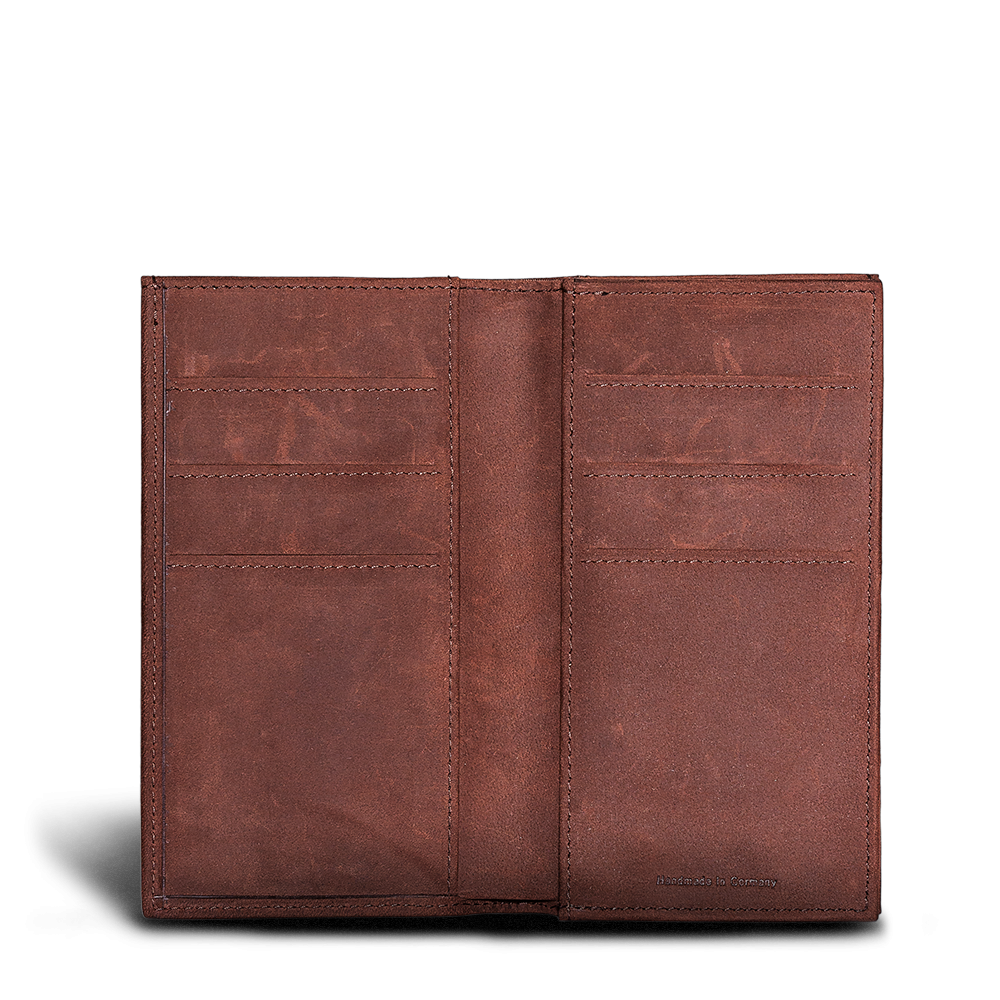 LUCA iPhone 6 wallet - nubuck vintage choco 4